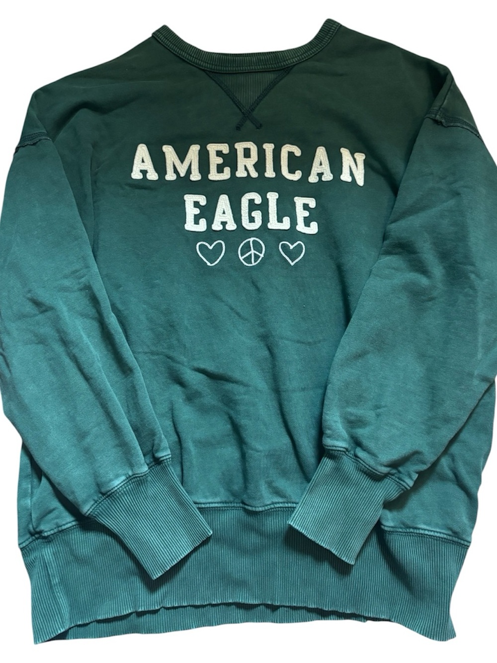 American Eagle Green Crewneck Sweatshirt